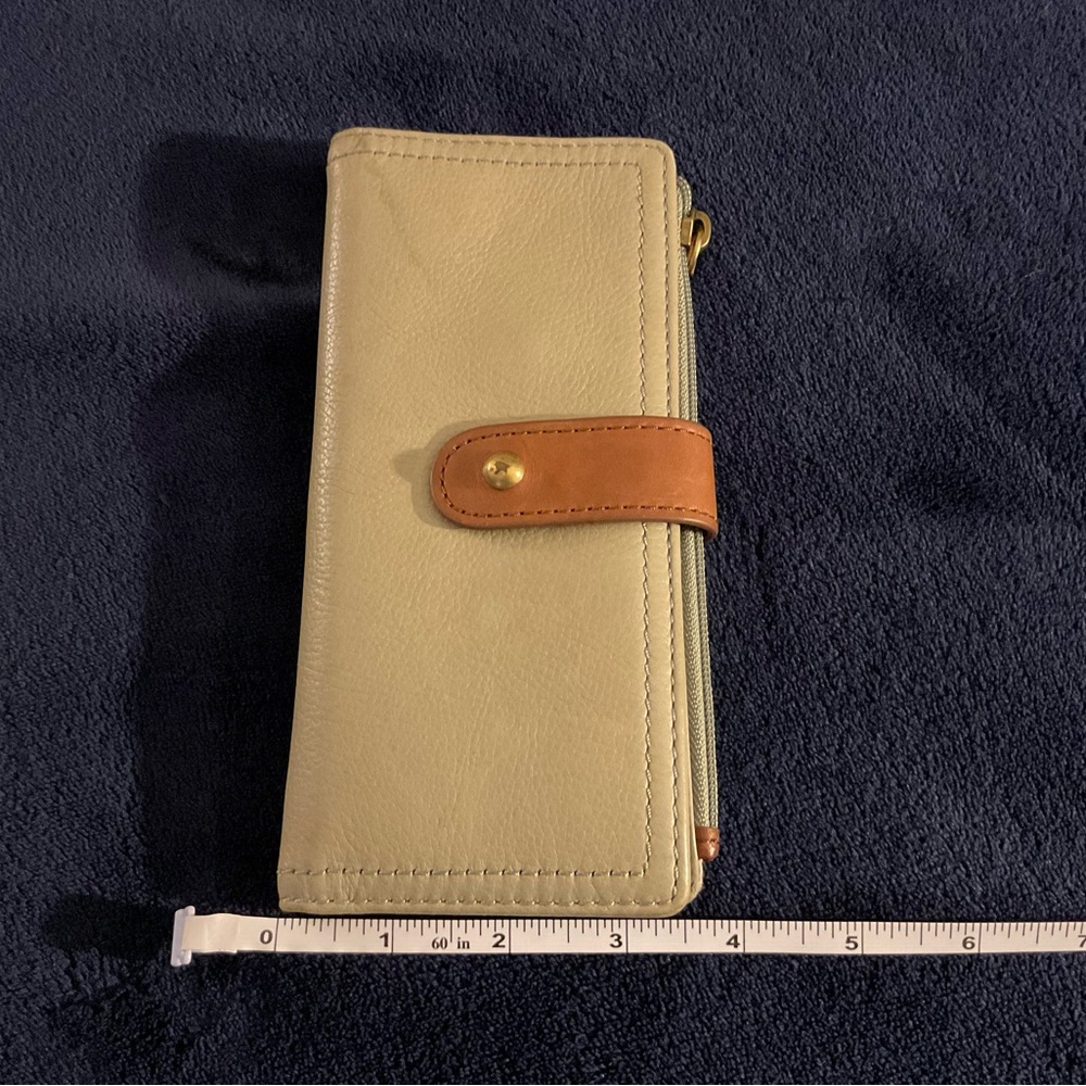 Fossil Wallet with Brown Strap